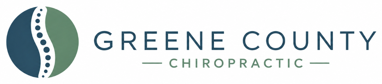 Chiropractic clinic logo - professional spine care services