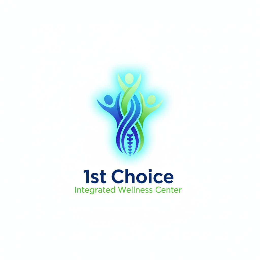 Chiropractic clinic logo - professional spine care services
