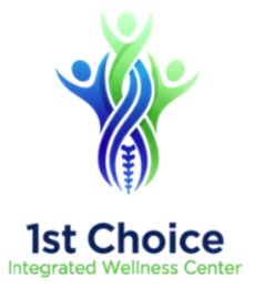 Chiropractic clinic logo - professional spine care services