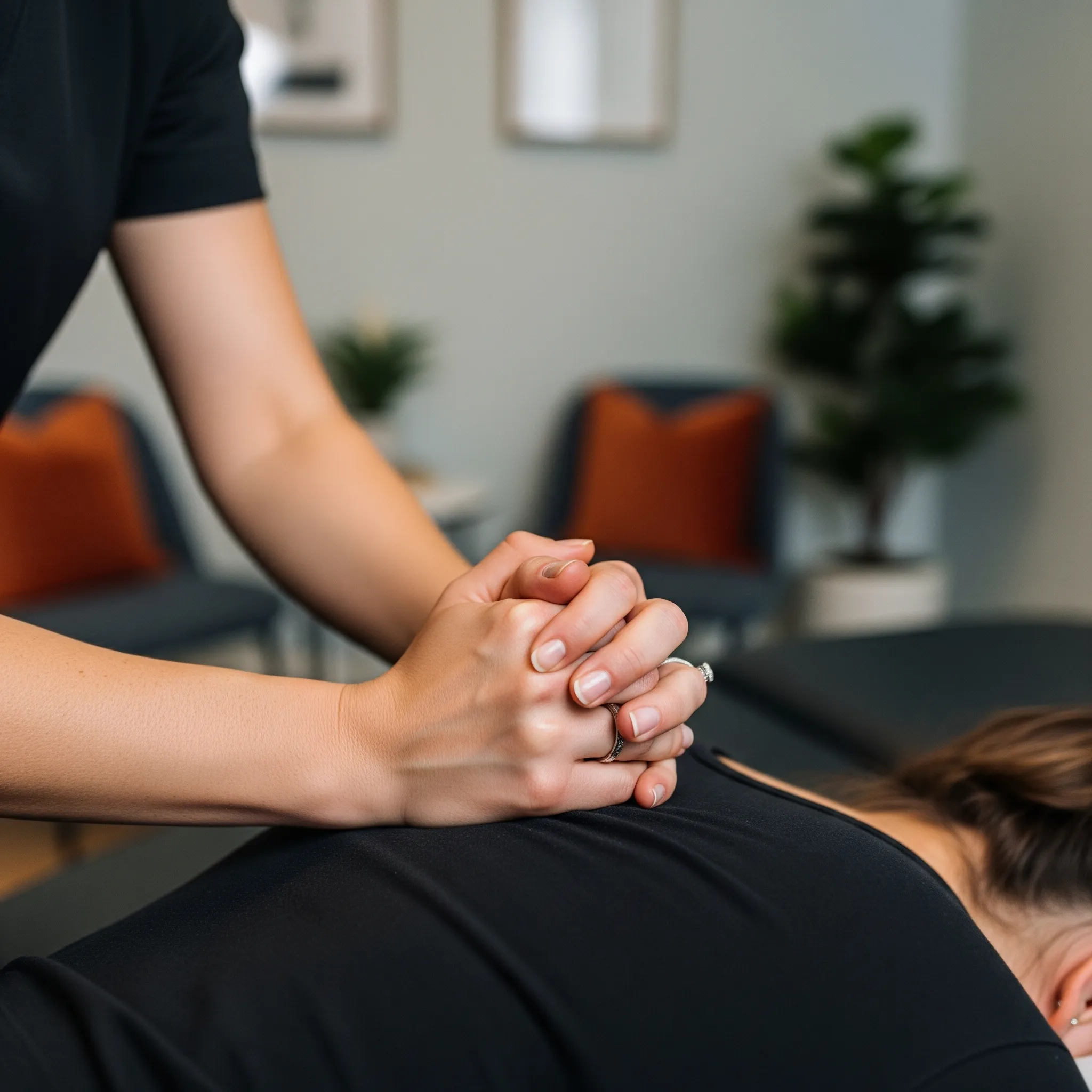 Healthcare professional consulting with patient