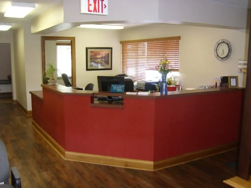 Healthcare professional consulting with patient