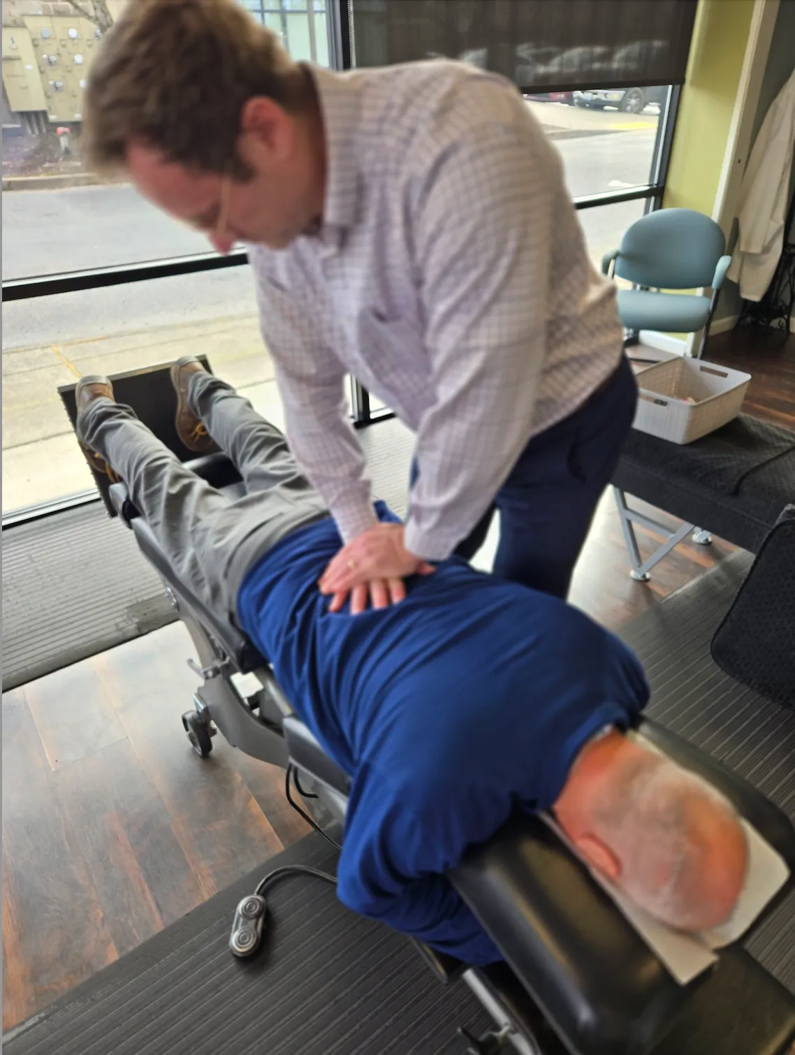 Healthcare professional consulting with patient