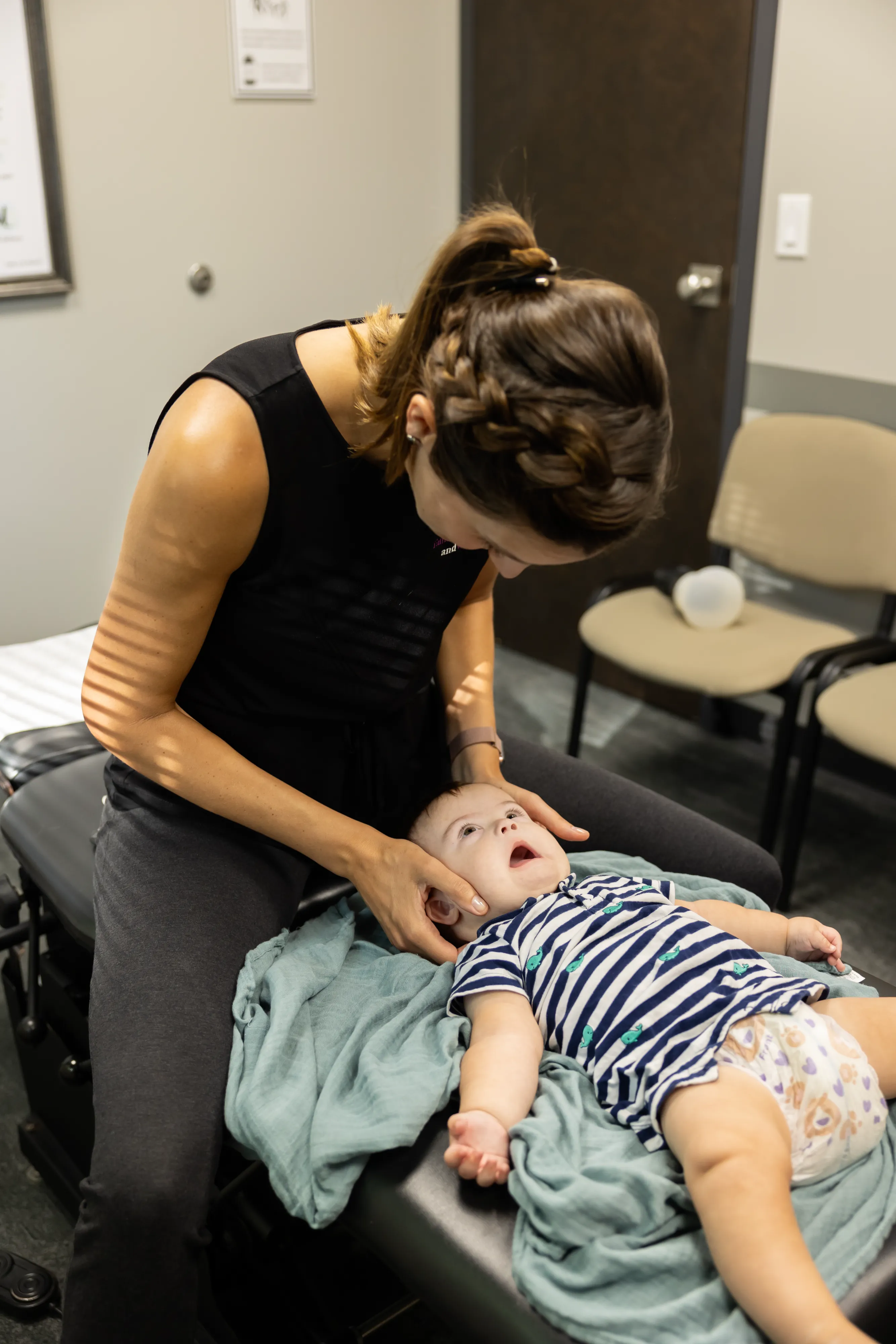 Healthcare professional consulting with patient