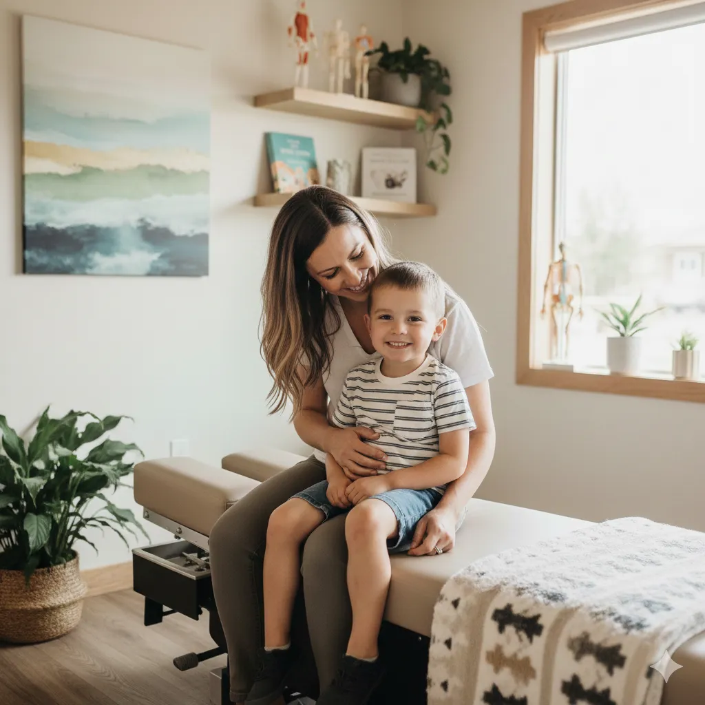 Healthcare professional consulting with patient