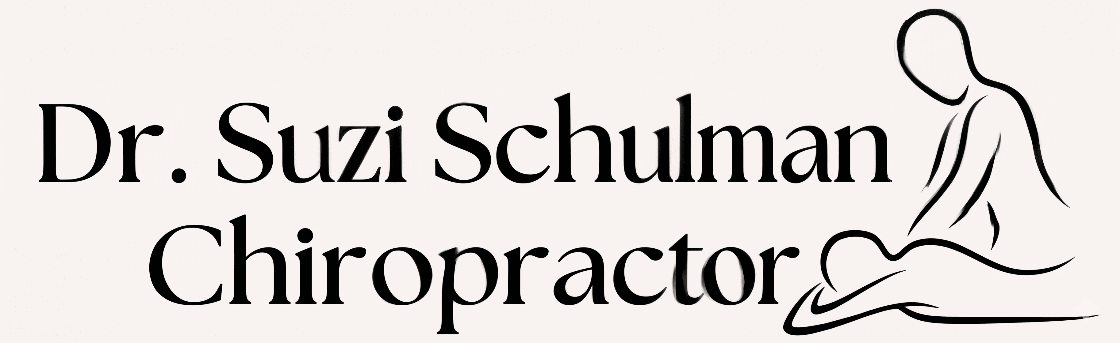 Chiropractic clinic logo - professional spine care services