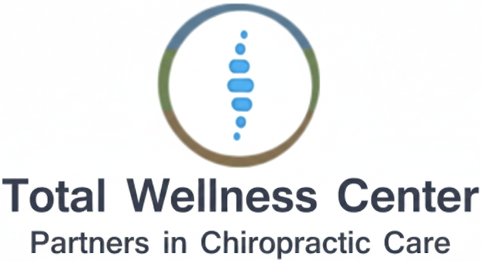 Chiropractic clinic logo - professional spine care services