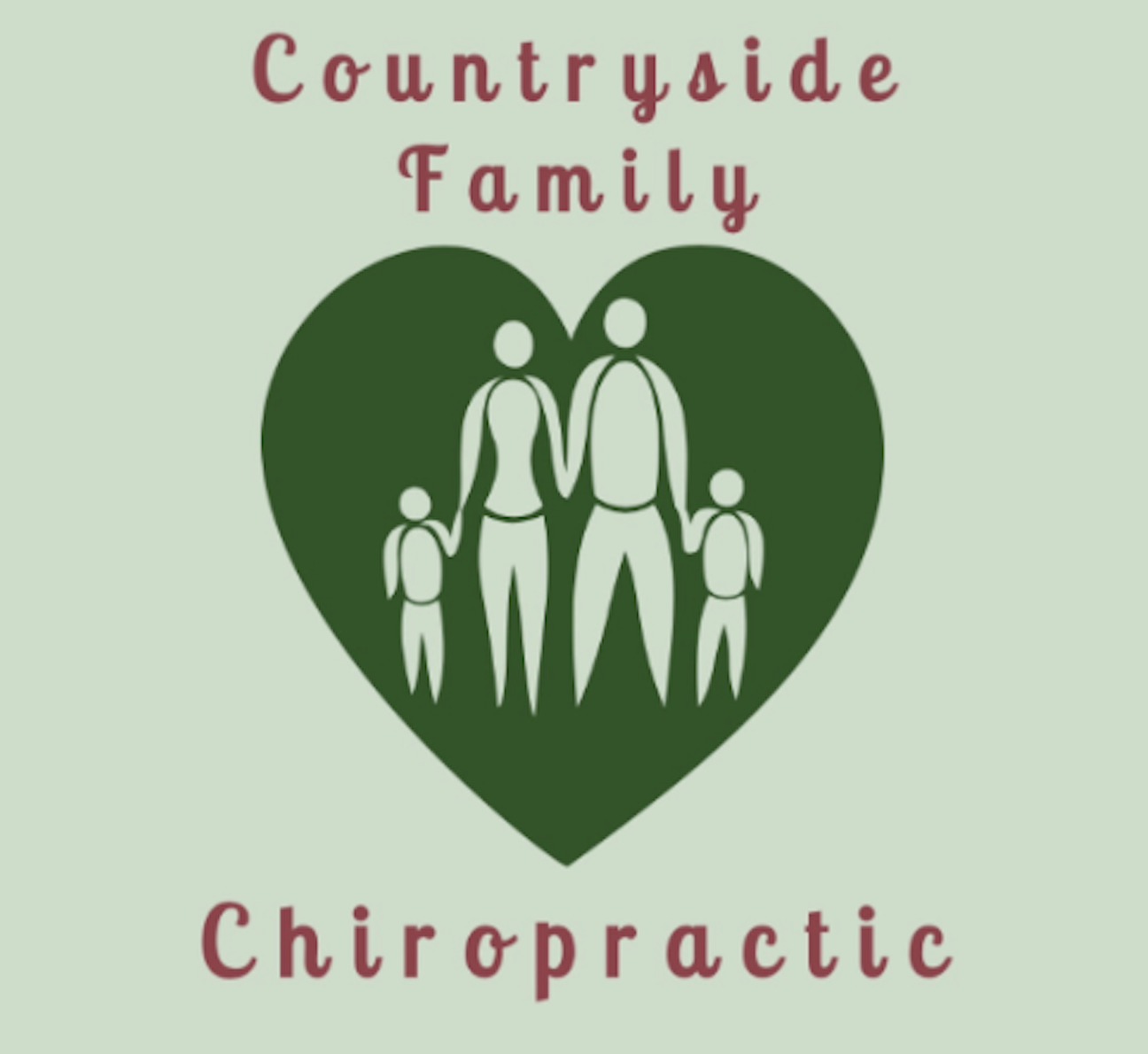 Chiropractic clinic logo - professional spine care services