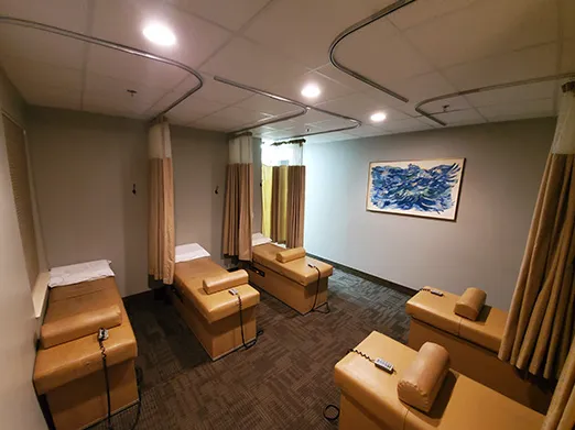 Healthcare professional consulting with patient