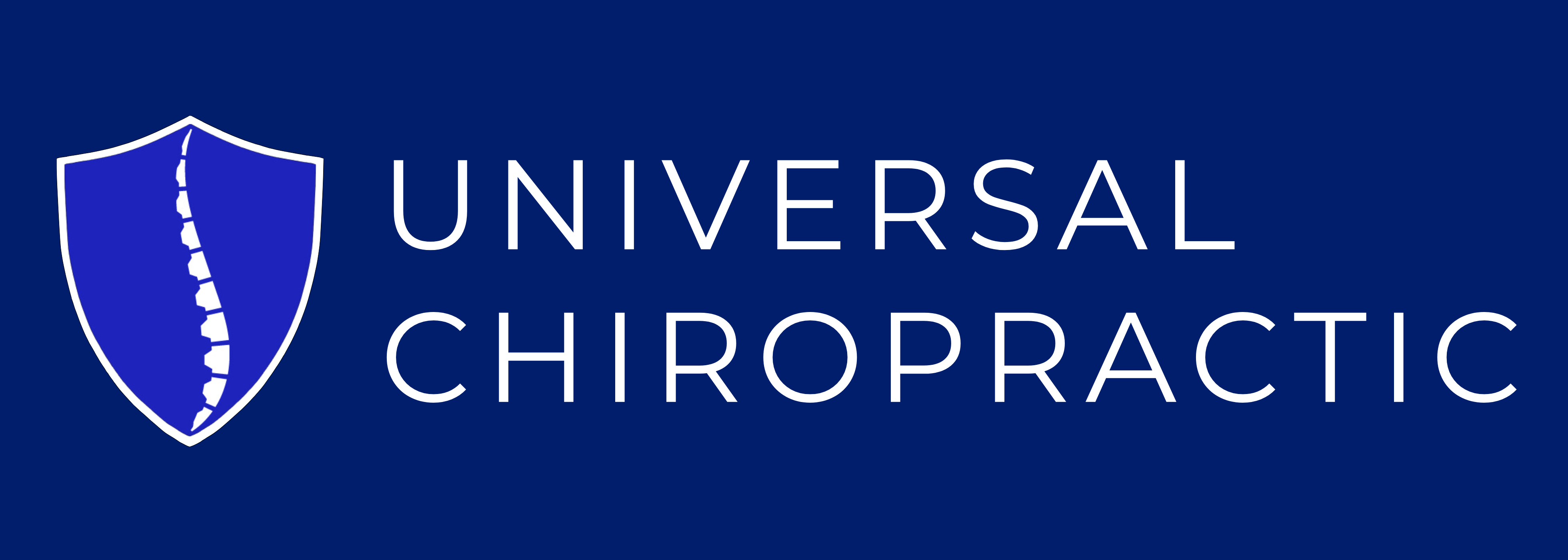 Chiropractic clinic logo - professional spine care services
