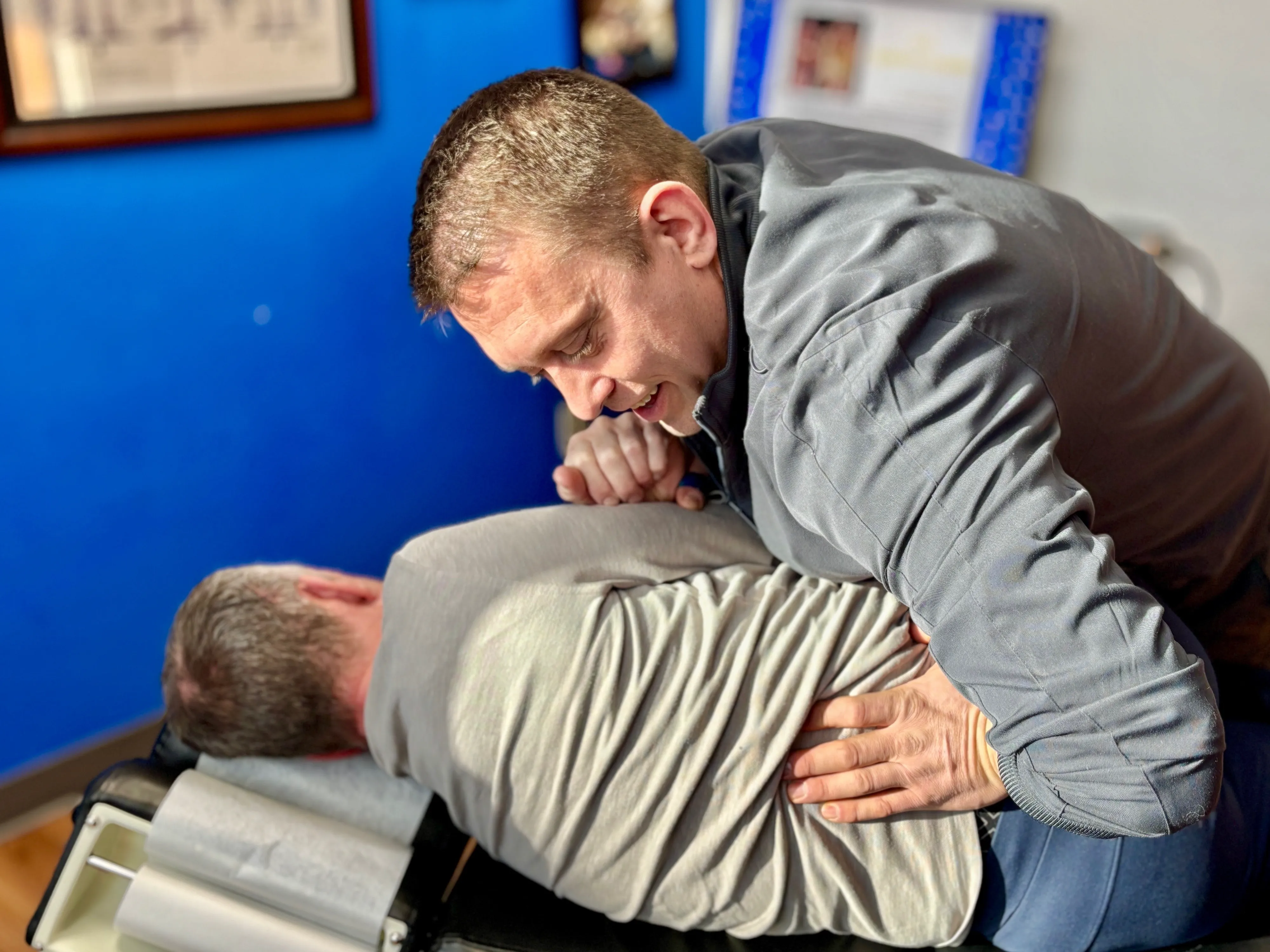 Healthcare professional consulting with patient