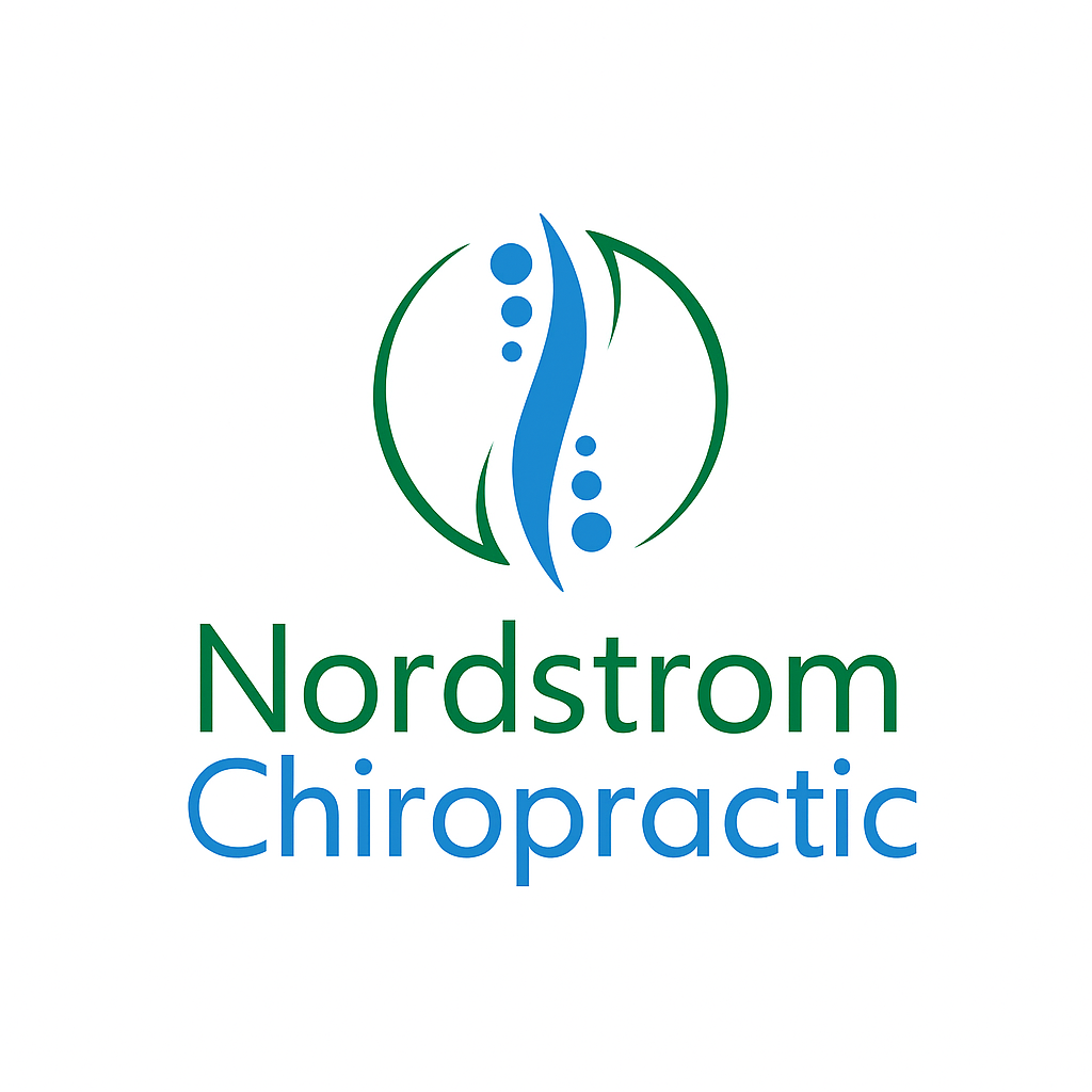 Chiropractic clinic logo - professional spine care services