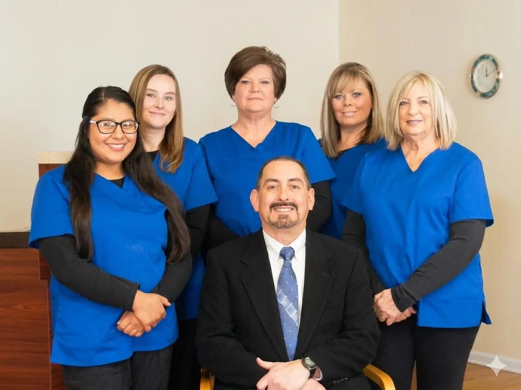 Healthcare professional consulting with patient