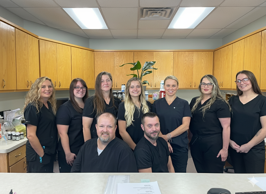 Healthcare professional consulting with patient