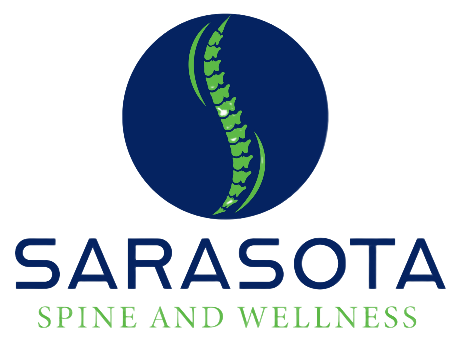 Chiropractic clinic logo - professional spine care services