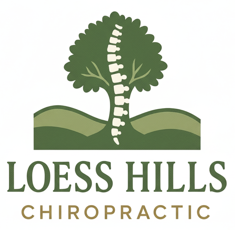 Chiropractic clinic logo - professional spine care services