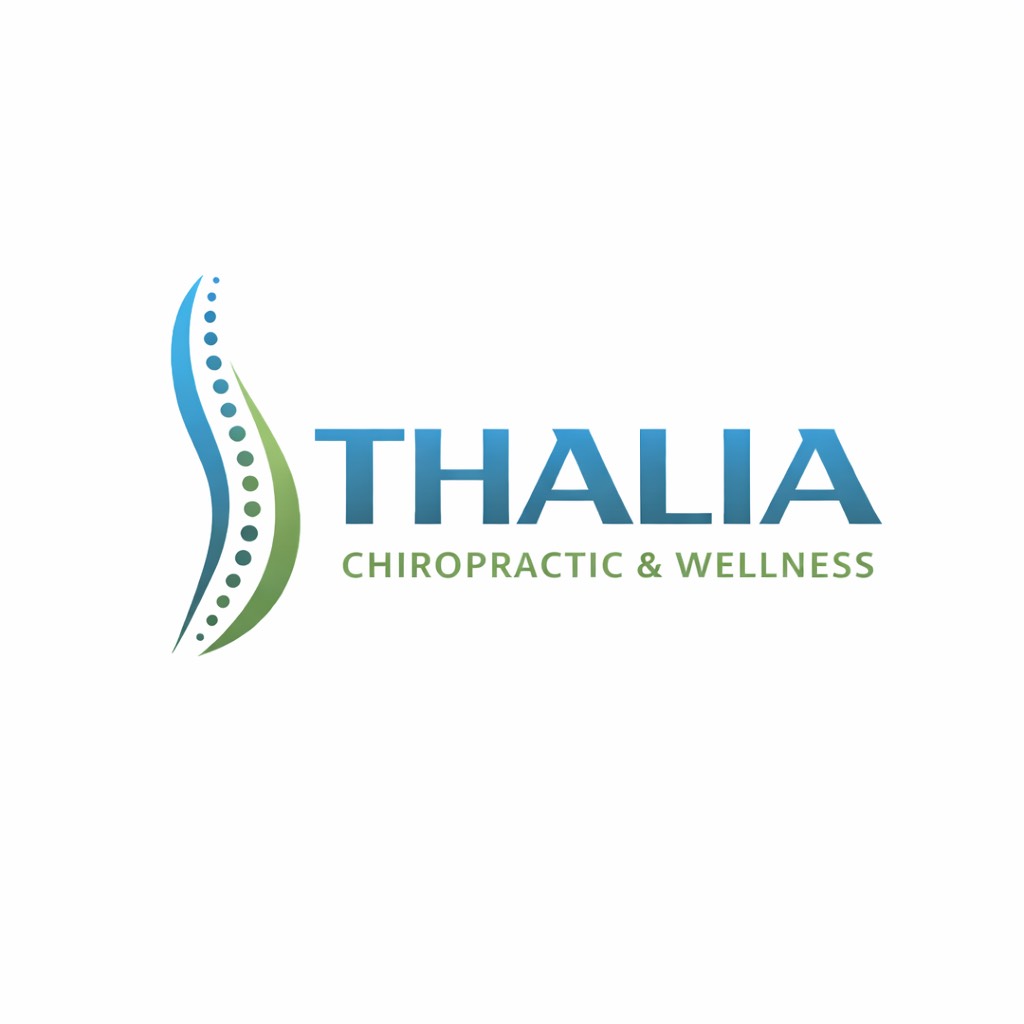 Chiropractic clinic logo - professional spine care services