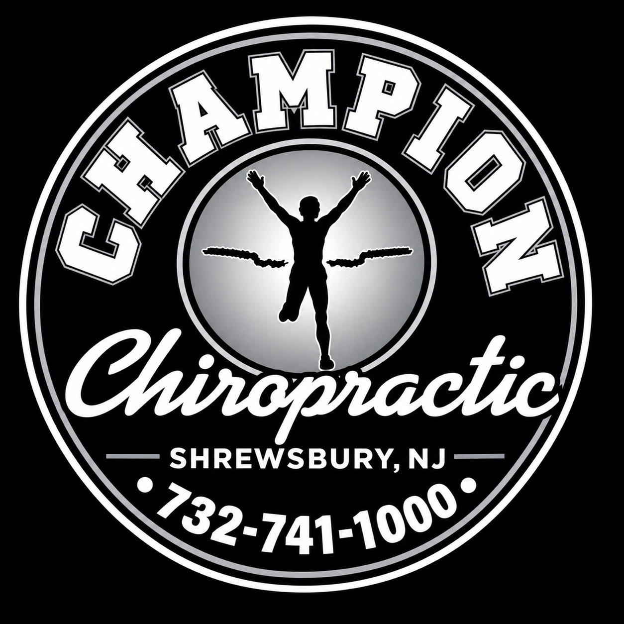 Chiropractic clinic logo - professional spine care services