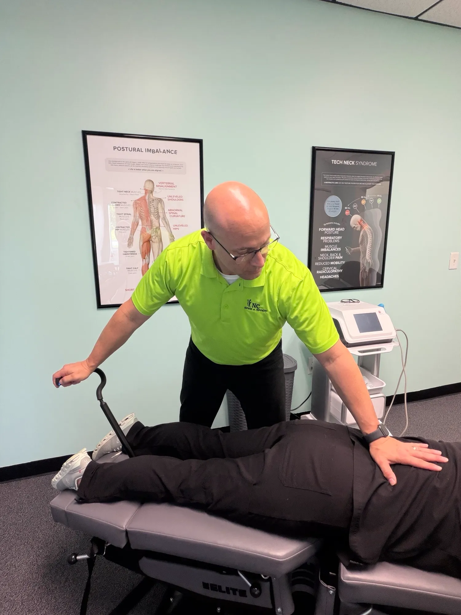 lowerback pain relief adjustment Pittsboro NC