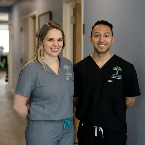 Healthcare professional consulting with patient