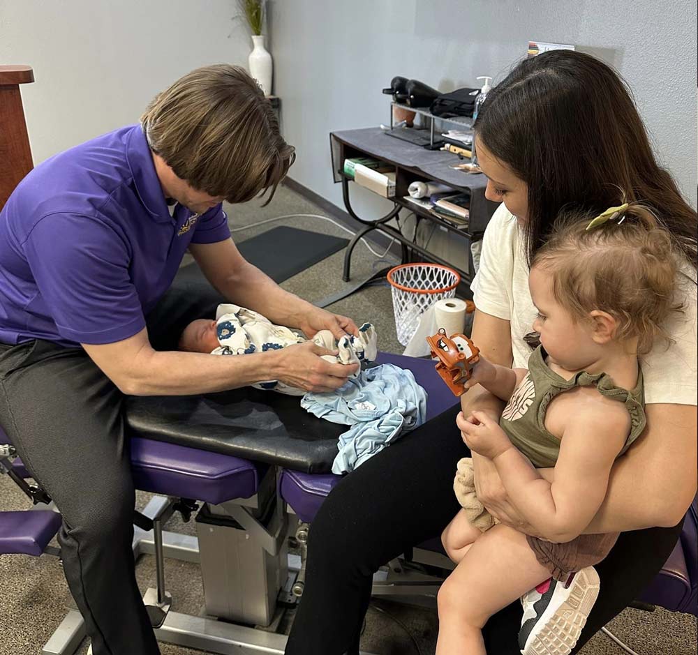 Healthcare professional consulting with patient