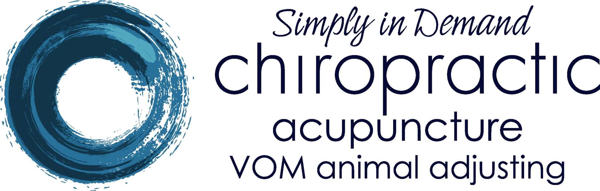 Chiropractic clinic logo - professional spine care services