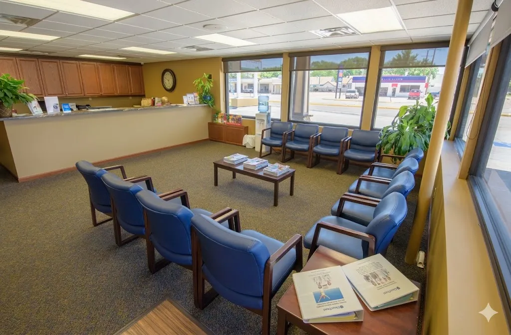 Healthcare professional consulting with patient