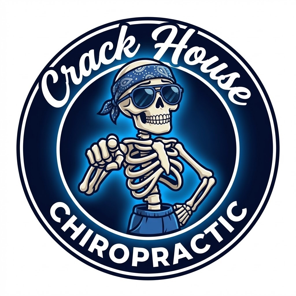 Chiropractic clinic logo - professional spine care services