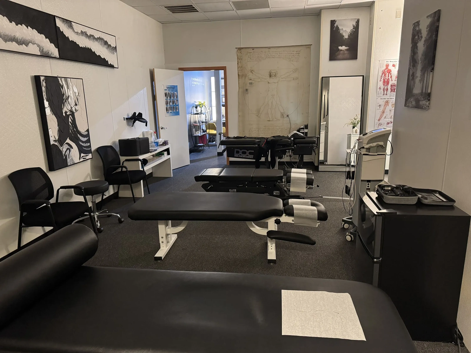 Healthcare professional consulting with patient