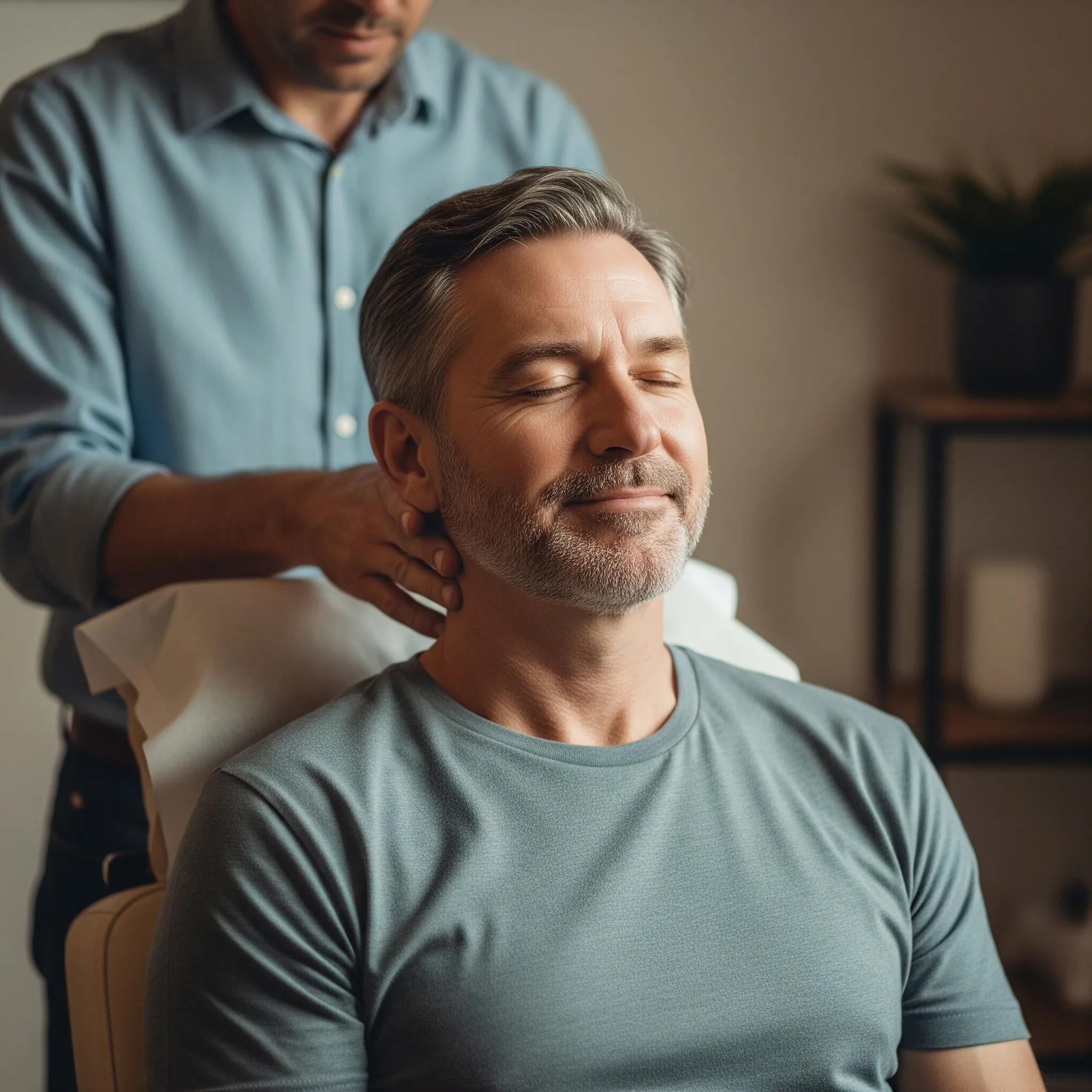 Healthcare professional consulting with patient