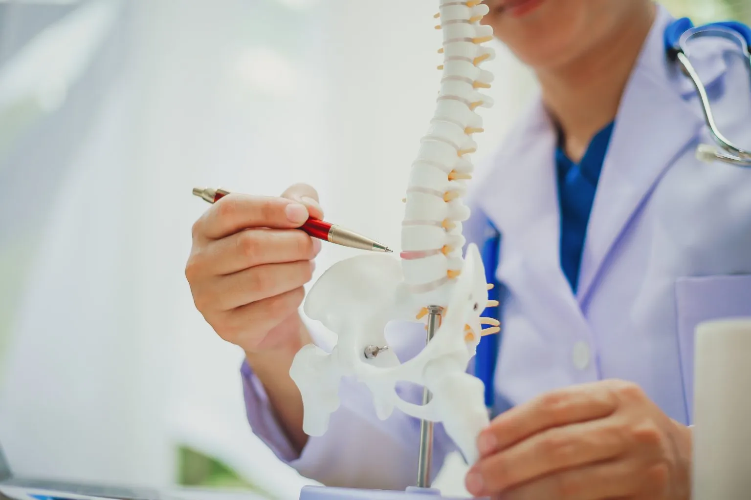 Healthcare professional consulting with patient