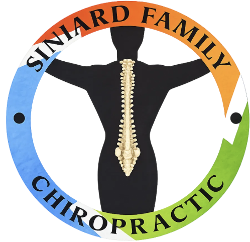Chiropractic clinic logo - professional spine care services
